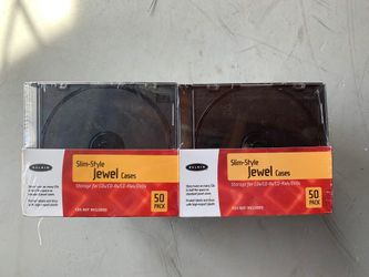 CD/DVD Slim Cases , New, Quantity 100