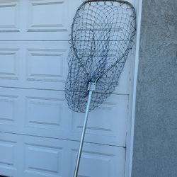 This Is A Very Large Fishing Net With Removable Handle