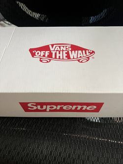 Supreme Vans Size 10.5 Ds 