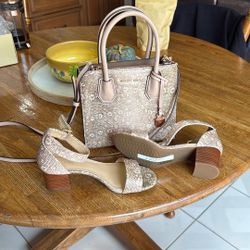 Michael Kors Purse With Matching Shoes. Size 6 1/2.