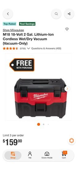 Milwaukee vacuum