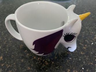 Cute unicorn mane changing mug
