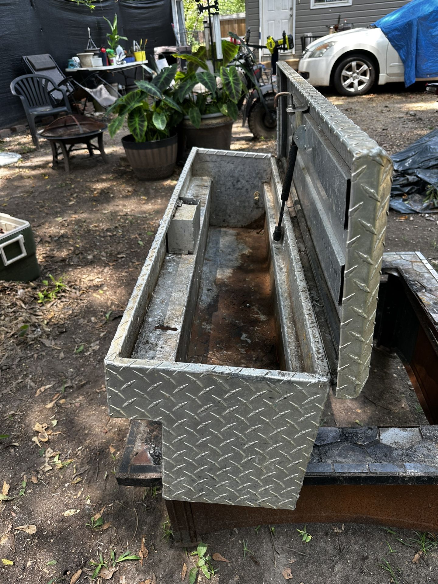 Adrian Steel Diamond Plate Side Tool Box