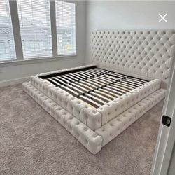 Queen Bedroom Bed Step Bed New STYLE 