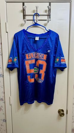 Florida Gators #53 Bling Football Jersey Womens Size 3XL