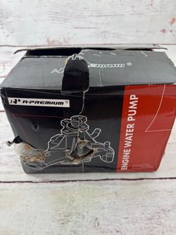 A-Premium Engine Water Pump WP50770H-C belt-driven part fits a wide range of older General Motors (GM) vehicles equipped with 4.3L V6, 5.0L V8, and 5.