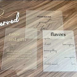 Wedding Signs