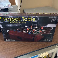 NIB- Mini table top Foosball Table