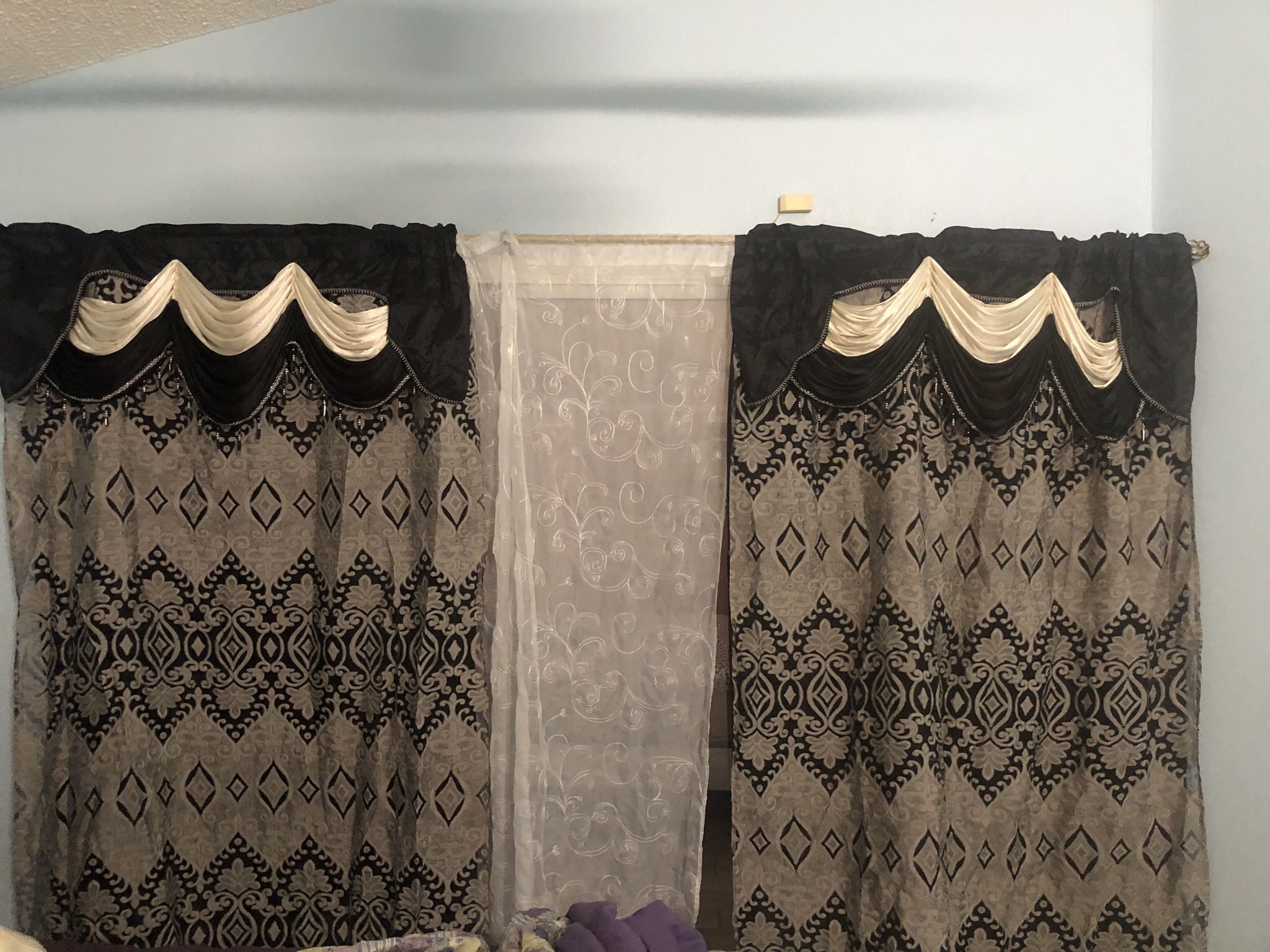 3 pcs curtains