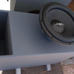 SKAR Subwoofer In Custom Ported Enclosure- Nice