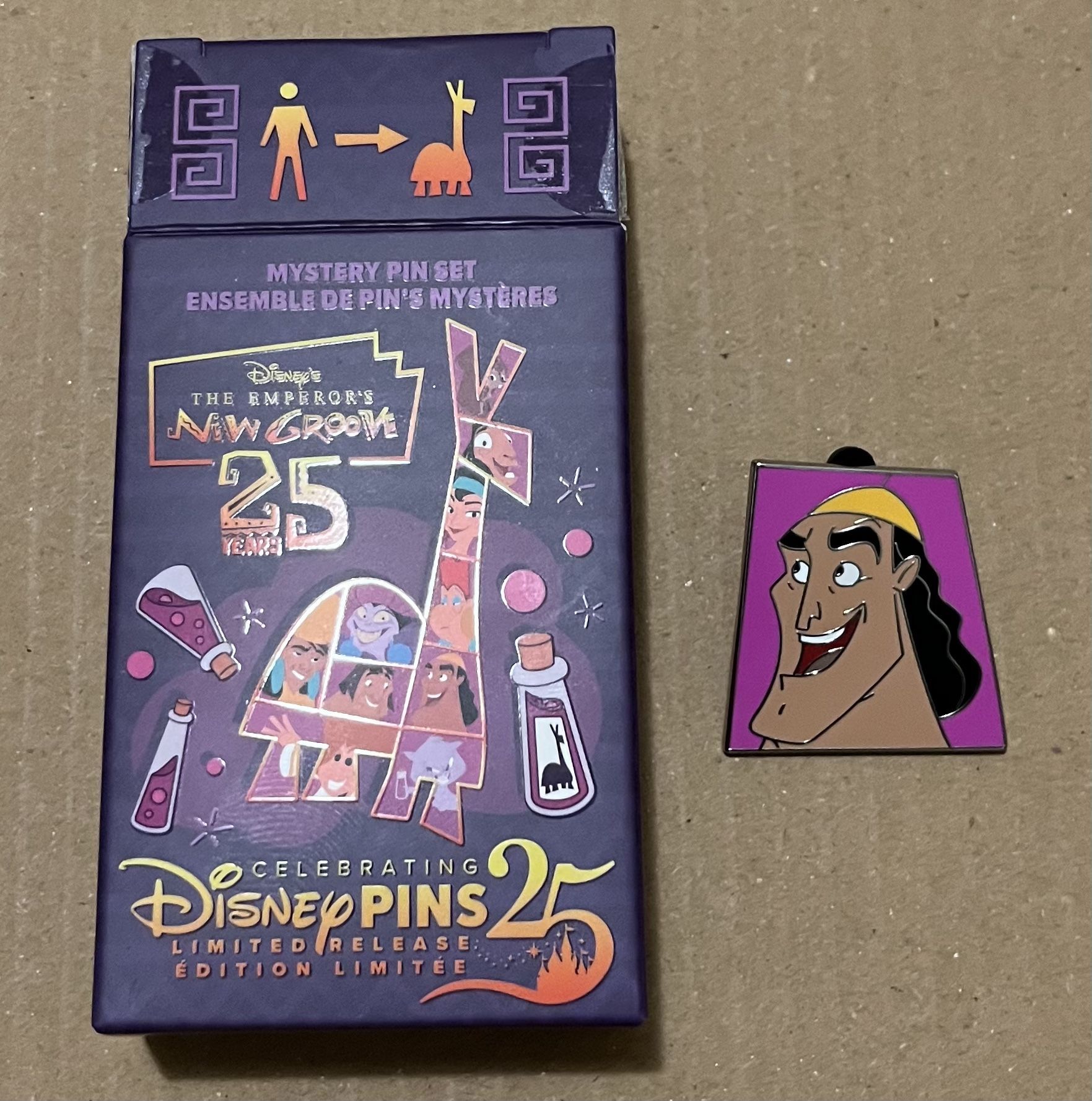 Kronk Disney Emperor's New Groove Limited Release Puzzle Mystery Pin Set: Kronk