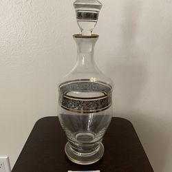Antique Glass Whiskey Decanter