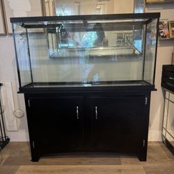 60 Gallon Tank with Dark Wood Stand-Fish/Reptile 