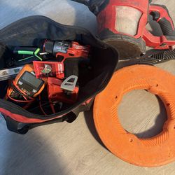 Brand new M18 Milwaukee Fuel, Milwaukee Vacuum , Klein multimeter/ fishtape and hand tools. Great deal!