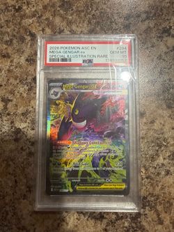 POKEMON- Gengar Ascended Heroes SIR PSA 10