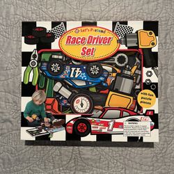 Let’s Pretend Race Driver Set Board Book by Roger Priddy