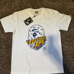 Bape Blue And White Tee
