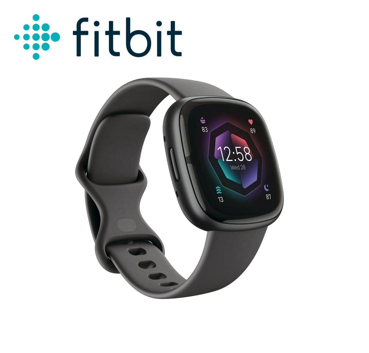 Fitbit Sense 2 Advanced Health and Fitness Smartwatch Shadow Grey/Graphite Aluminum