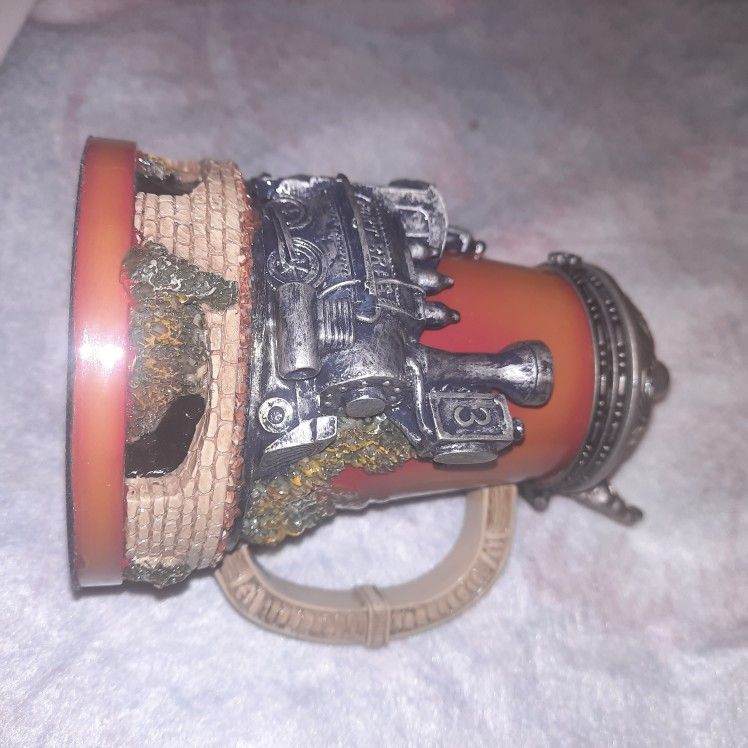 Vintage Nini Mini Fort Brag SVRR Mini Beer Stein. Great Condition!