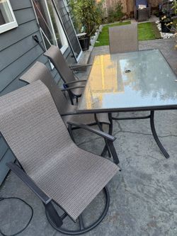 Patio Glass Table