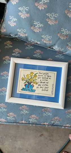 Sally Huss Sister Best Friend Framed Art Print