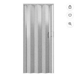 Techni Home Loft Series 48" W Premium Double Walled Foldable Accordion Doors, Grey