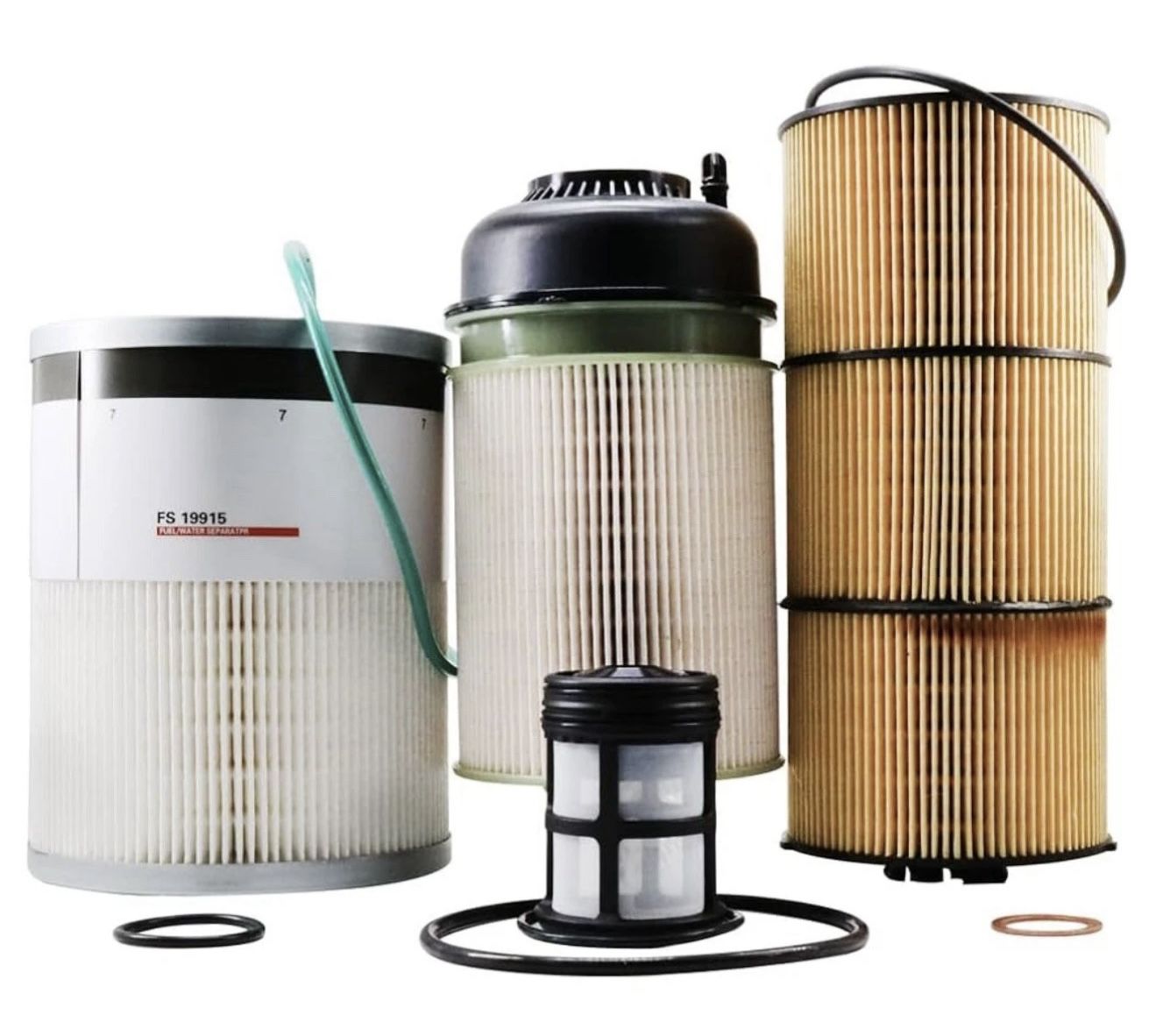 For Detroit Engine Filters DD13 DD15 Oil Change Kit LF17511 FK13850NN FS19915