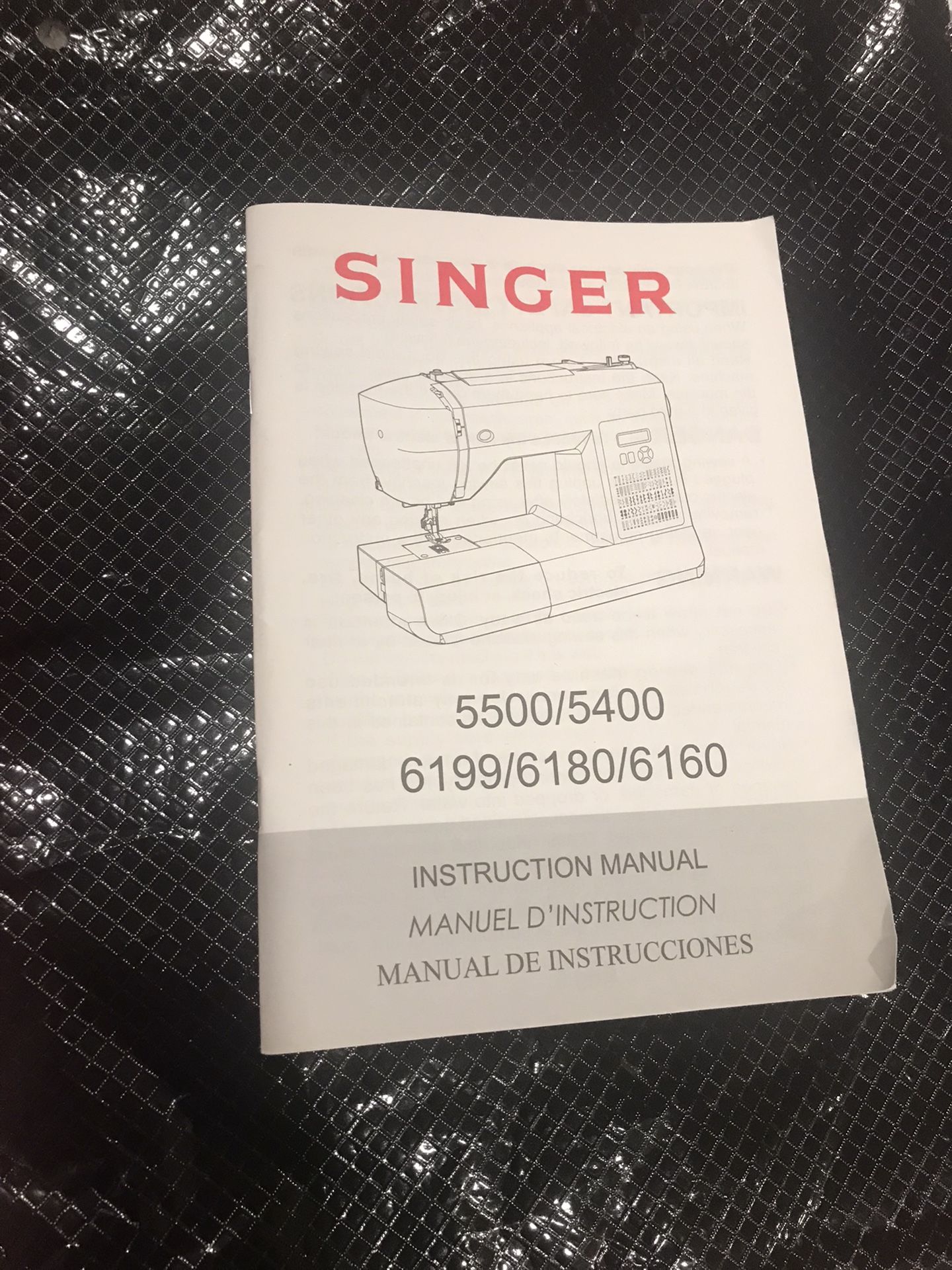 Singer Sewing Machine Manuel 