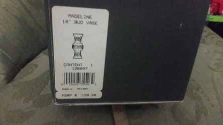 Waterford Crystals Madeline 10" Bud Vase