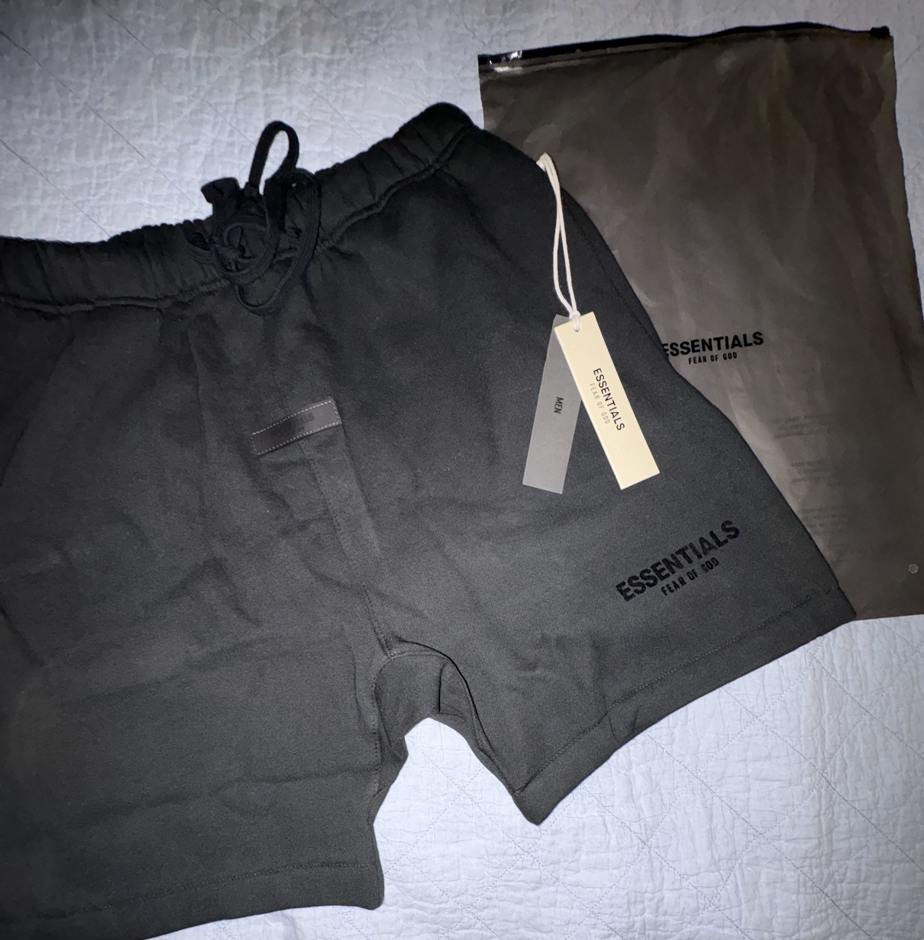Black Essential Shorts Size M