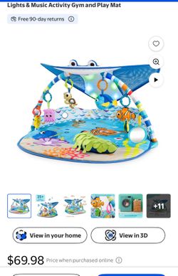 Finding Nemo baby play mat