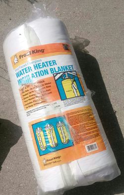 Water heater insulation blanket