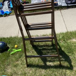 Folding scaffold Ladder