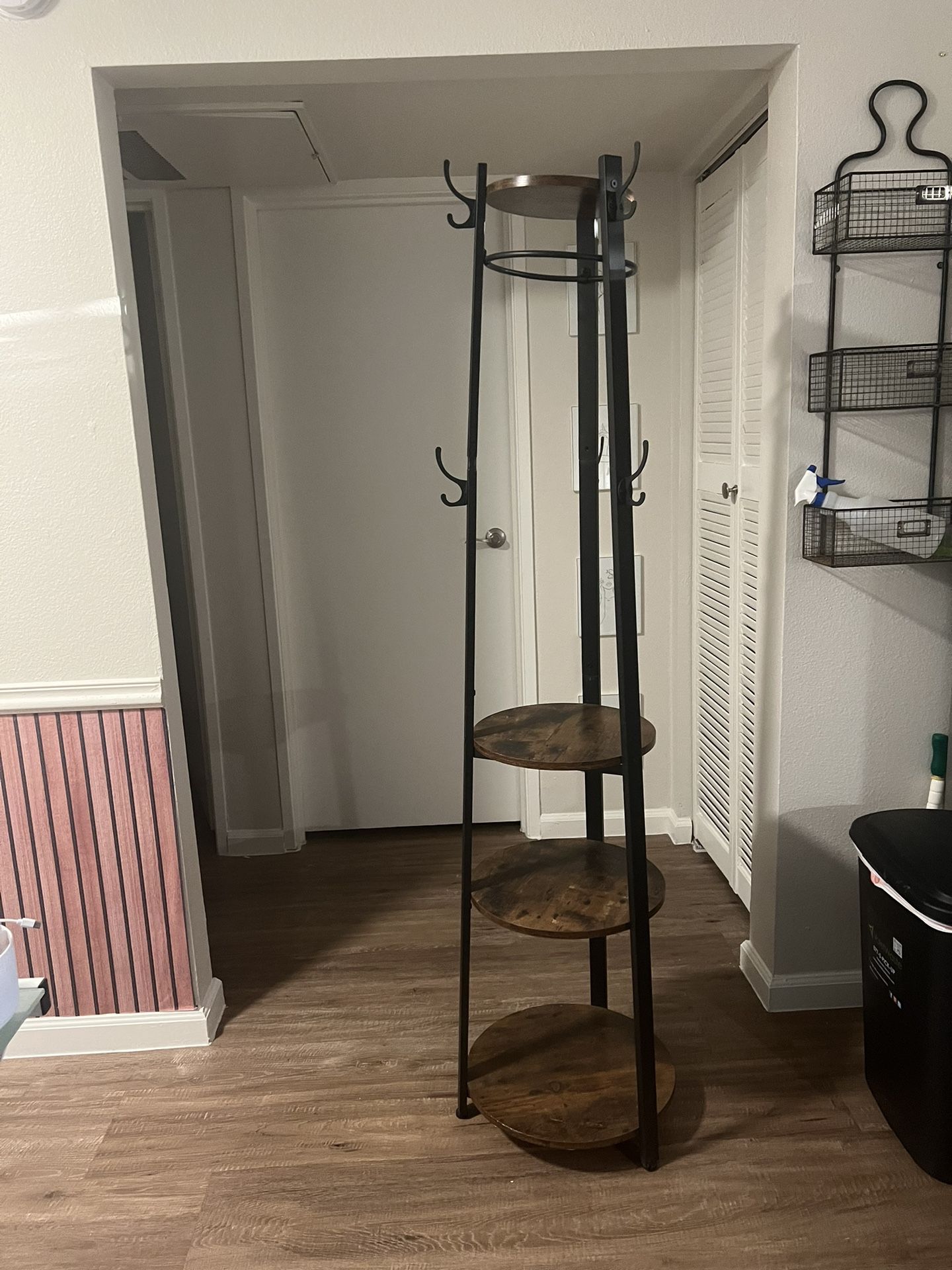 Coat Rack With Shelves 