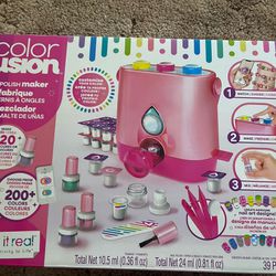 Make It Real - Color Fusion Nail Polish Maker Deluxe Light Match Edition - Make Your Own Custom Color Nail Polish Kit - Kids Manicure Kit for Girls an