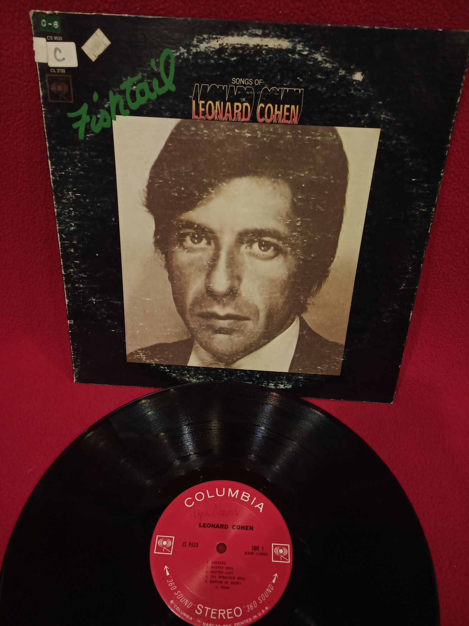 LEONARD COHEN 1967 vinyl records