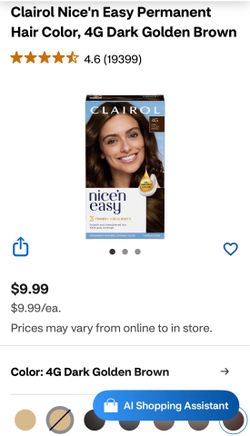Clairol permanent Hair Color