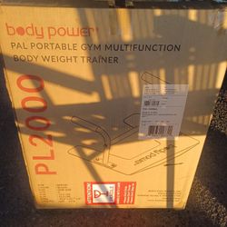 Portable body weight trainer 
