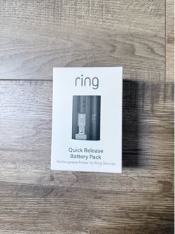 Ring Quick Release Battery Pack