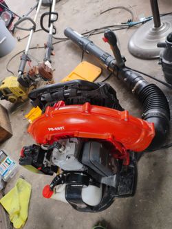 Stihl PB-580T Backpack leaf blower. runs and starts but needs new piston.