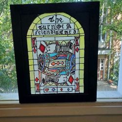 Alan Parsons Inspired Faux Stain Glass