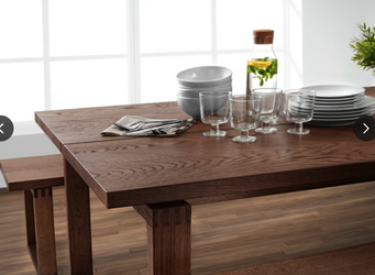 IKEA MÖRBYLÅNGA Dining Table + Bench Set – $400