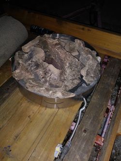 Propane fire pit