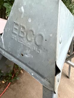 Ebco Metal Sawhorses. S.W.Arl