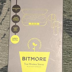 Bitmore True Wireless Stereo Bluetooth Earbuds 