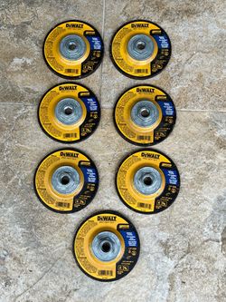 DEWALT Depressed Center Grinding Wheel: Type 27, 4 1/2" x 1/4" x 5/8"-11, Aluminum Oxide, 30 Grit