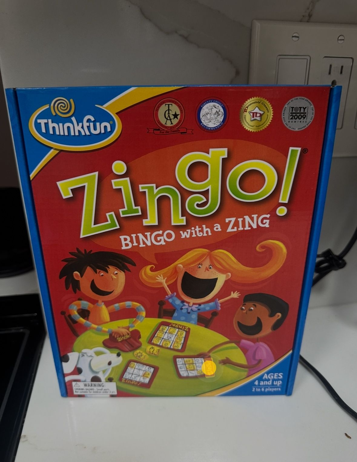 Zingo Bingo with a Zing Board Game