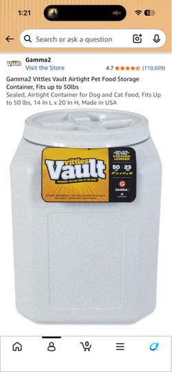 Dog food vault