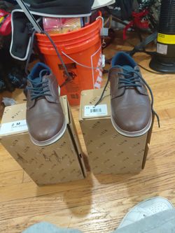 Boys shoes Brown Oxford brand Max number six