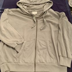 American Eagle zip-up Hoodie Sage Green $10